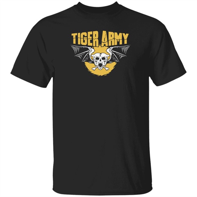 Kings Road Skull Tiger Bat Shirt Skull Tiger Bat Kings Road Black T Shirt