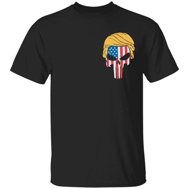 Trump punisher skull Shirt Punisher Parody FUN GUN T-SHIRTS FROM OVER THE YEARS Bonus Creation Trump Punisher USA black shirts