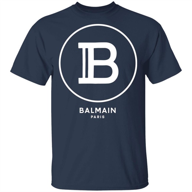 Lilac Balmain Paris Shirt Lilac T-shirt with white Balmain Paris logo Pink Shirt Lilac Balmain Paris Shirt Lilac T-shirt with white Balmain Paris logo Pink Shirt