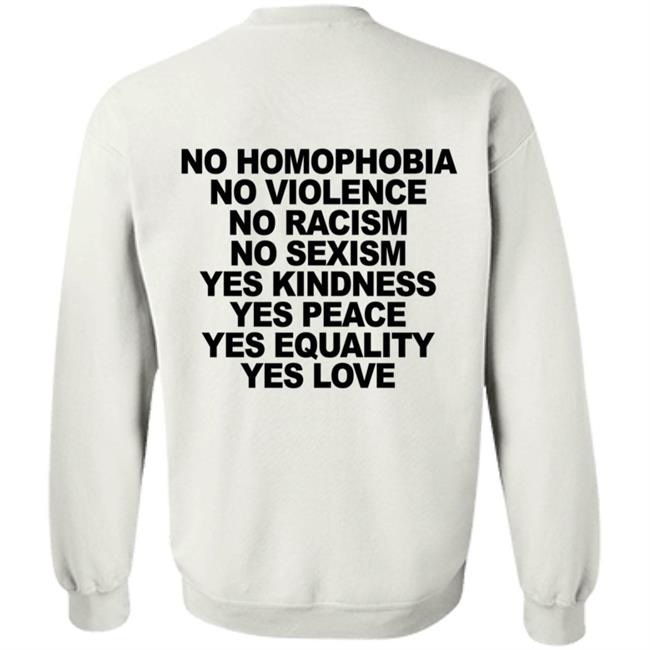 No Homophobia Shirt Wegetreal No Homophobia No Violence No Racism No Sexism T Shirt No Homophobia Shirt Wegetreal No Homophobia No Violence No Racism No Sexism T Shirt