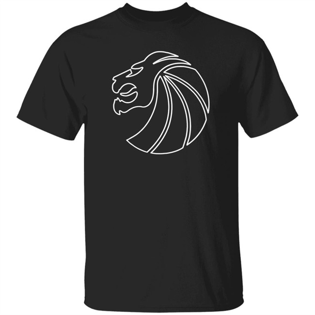 Seven Lions Outline T Shirt Outline Seven Lions Black Shirts