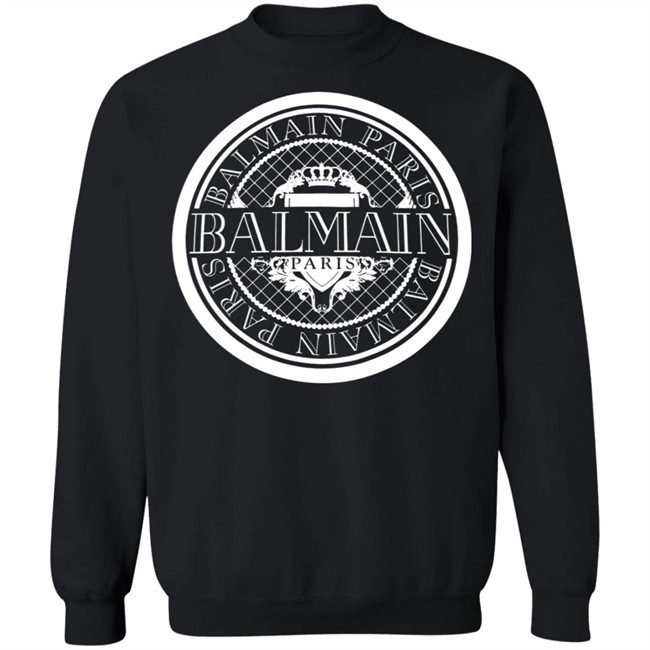 Balmain Paris Medallion Shirt with Balmain Paris Medallion print Black T Shirts Balmain Paris Medallion Shirt with Balmain Paris Medallion print Black T Shirts
