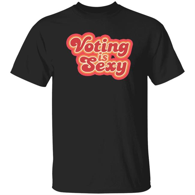 Voting Is Sexy T Shirt Zach Braff Voting Is Sexy T Shirt Zach Braff