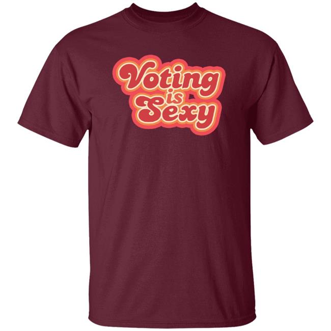 Voting Is Sexy T Shirt Zach Braff Voting Is Sexy T Shirt Zach Braff