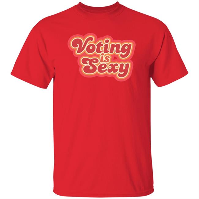 Voting Is Sexy T Shirt Zach Braff Voting Is Sexy T Shirt Zach Braff