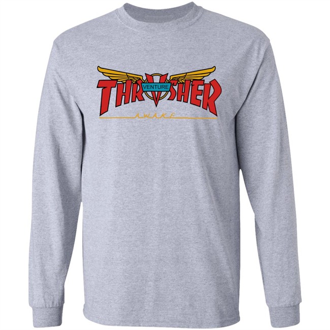 Venture Collab Thrasher Shirt Thrasher Magazine Venture Awake White Shirts Venture Collab Thrasher Shirt Thrasher Magazine Venture Awake White Shirts