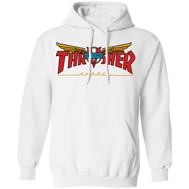 Venture Collab Thrasher Shirt Thrasher Magazine Venture Awake White Shirts Venture Collab Thrasher Shirt Thrasher Magazine Venture Awake White Shirts
