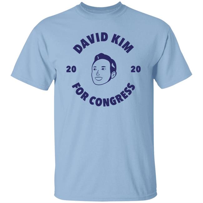 David Kim 2020 Official Campaign T Shirt David kim For Congress Shirt