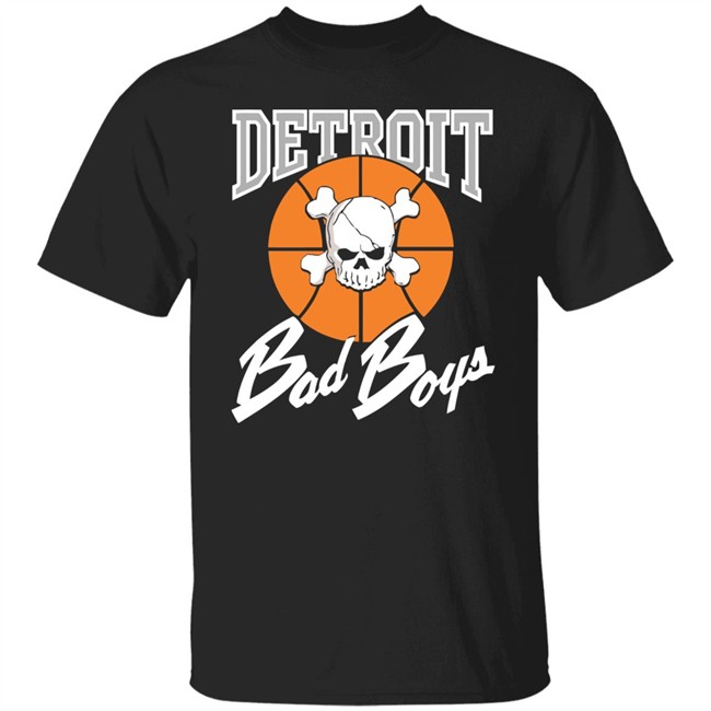 Detroit Bad Boys Shirt Detroit Pistons Bad Boys Apparel Historic Black T Shirts