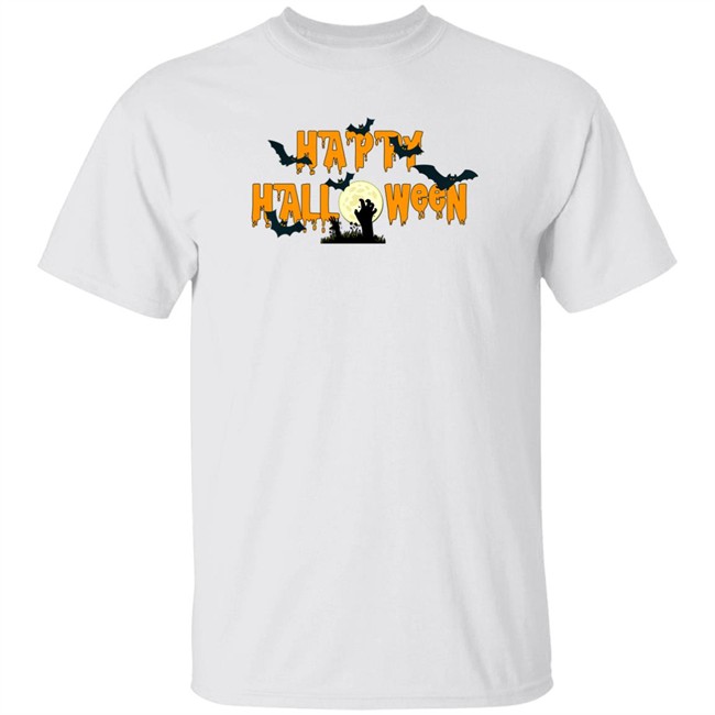 Halloween T Shirt Happy Halloween White Shirts
