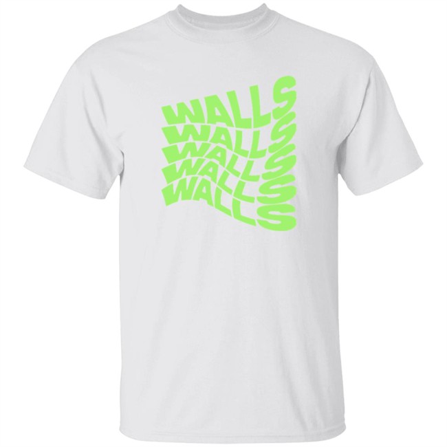 Louis Tomlinson Smiley Walls Neon Green Logo Shirt Smiley Walls Neon Green Logo Louis Tomlinson T Shirt