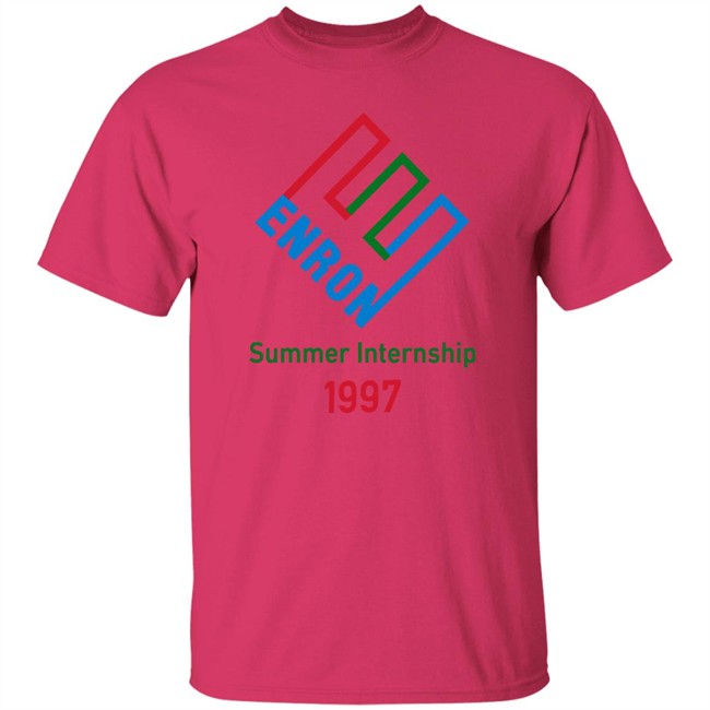 Enron Summer Internship Shirt Enron Summer Internship Shirt