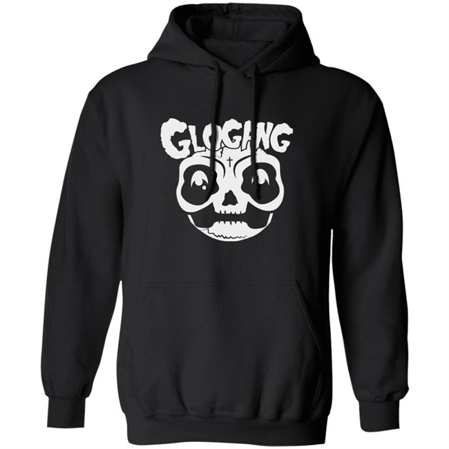 Glo Gang Glo Skull Hoodie Glo Skull Glo Gang Black Hooded Sweatshirt