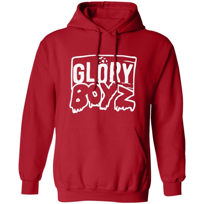 Glo Gang Glory Boyz Hoodie Glory Boyz Glo Gang Red Hooded Sweatshirt