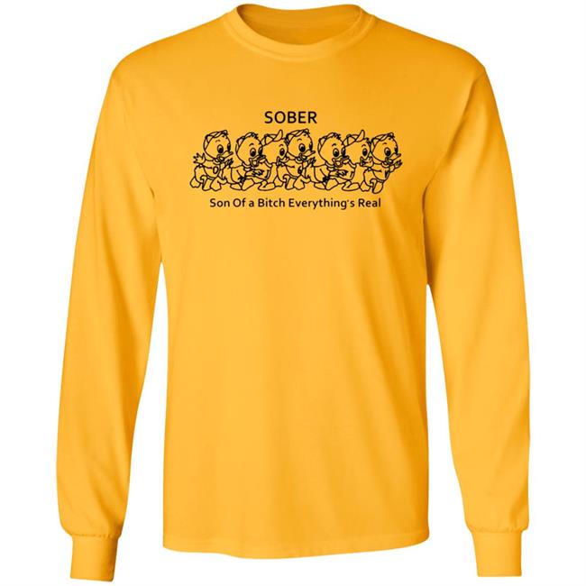 Sober Son Of A Bitch Everything Shirt Sober Son Of A Bitch Everything Shirt