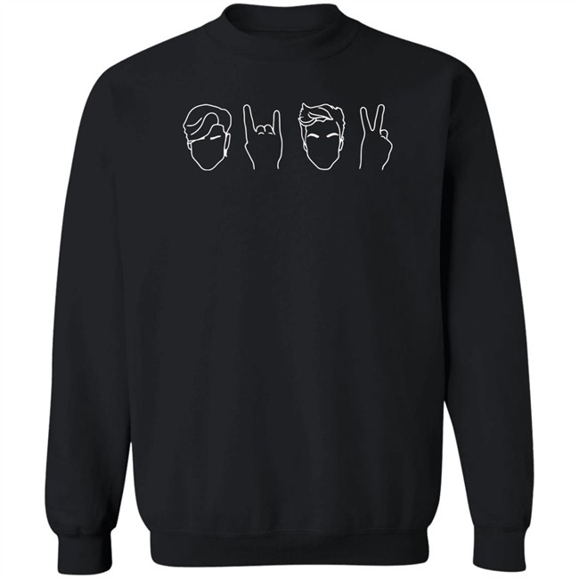 Dolan Twins Twins Hoodie Twins Dolan Twins Black Hooded Sweatshirt Dolan Twins Twins Hoodie Twins Dolan Twins Black Hooded Sweatshirt