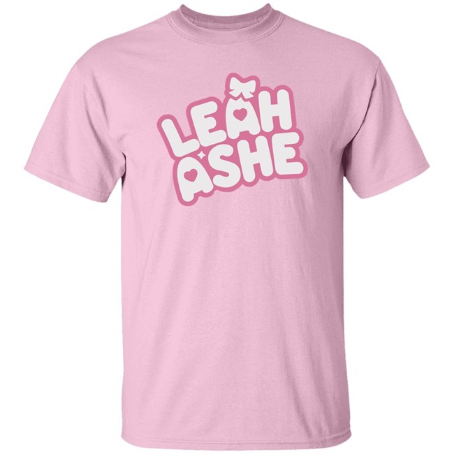 Leah Ashe Leah Ashe Pink T Shirt Leah Ashe Shirts
