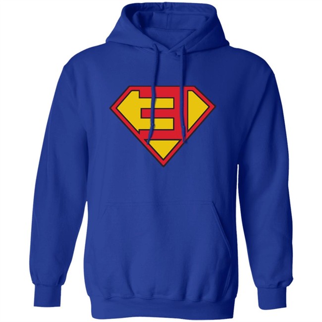 Eminem Super E Hoodie Super E Eminem Royal Hooded Sweatshirt