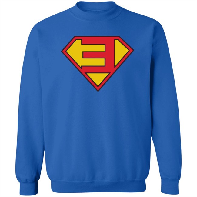 Eminem Super E Hoodie Super E Eminem Royal Hooded Sweatshirt Eminem Super E Hoodie Super E Eminem Royal Hooded Sweatshirt