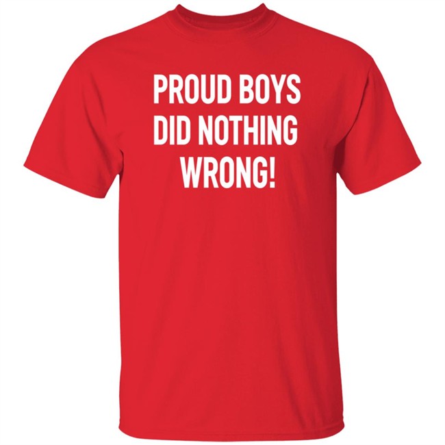 Proud Boys Did Nothing Wrong Shirt Did Nothing Wrong T Shirt Proud Boys Did Nothing Wrong Shirt Did Nothing Wrong T Shirt