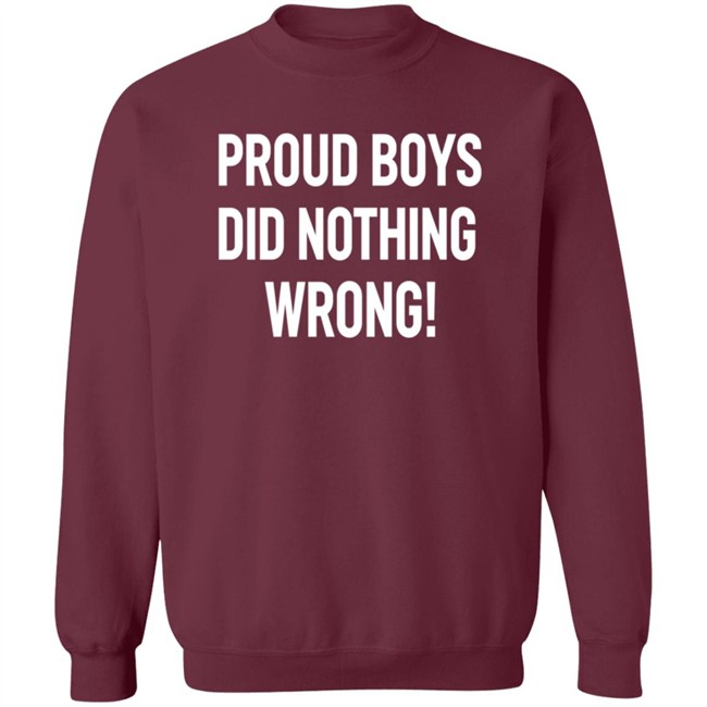 Proud Boys Did Nothing Wrong Shirt Did Nothing Wrong T Shirt Proud Boys Did Nothing Wrong Shirt Did Nothing Wrong T Shirt