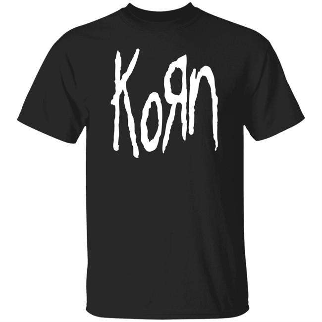 Korn Logo T Shirt Logo Korn Black Shirts