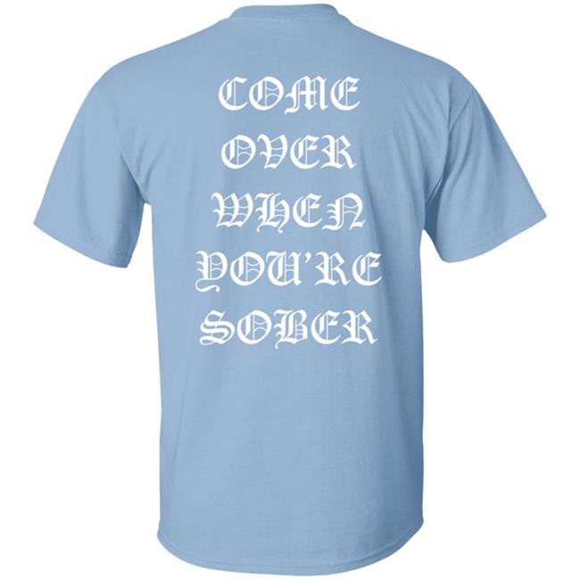 Lil Peep Merch Come Over When You'Re Sober Hoodie Lil Peep Merch Come Over When You'Re Sober Hoodie