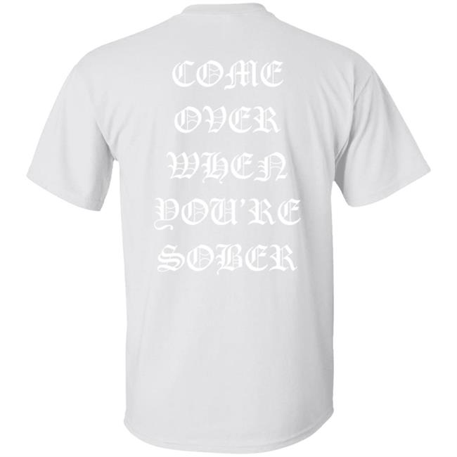 Lil Peep Merch Come Over When You'Re Sober Hoodie Lil Peep Merch Come Over When You'Re Sober Hoodie