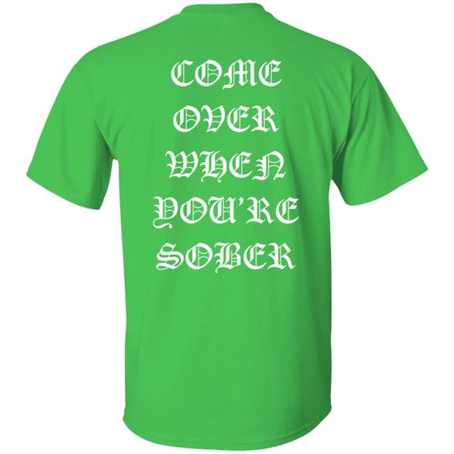 Lil Peep Merch Come Over When You'Re Sober Hoodie Lil Peep Merch Come Over When You'Re Sober Hoodie
