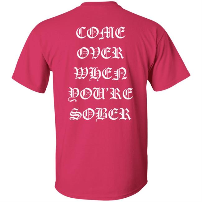 Lil Peep Merch Come Over When You'Re Sober Hoodie Lil Peep Merch Come Over When You'Re Sober Hoodie