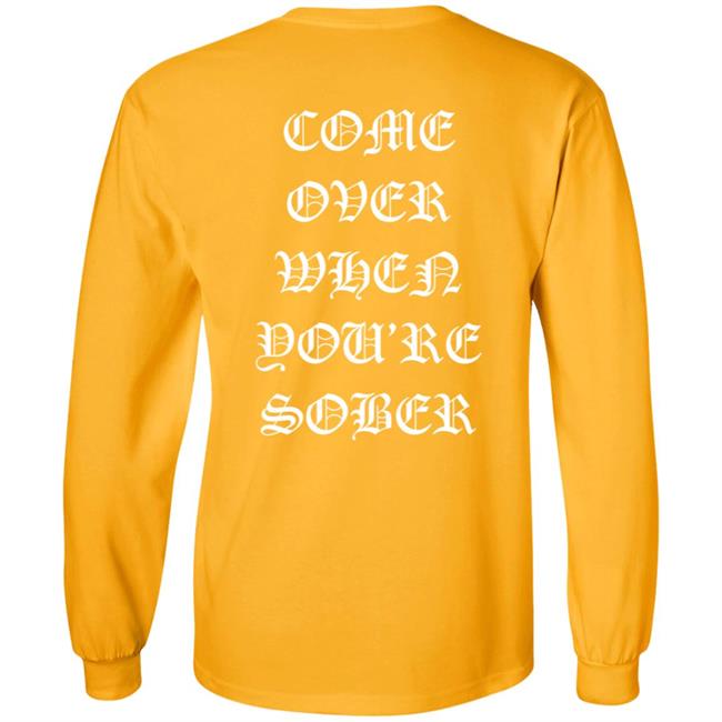 Lil Peep Merch Come Over When You'Re Sober Hoodie Lil Peep Merch Come Over When You'Re Sober Hoodie