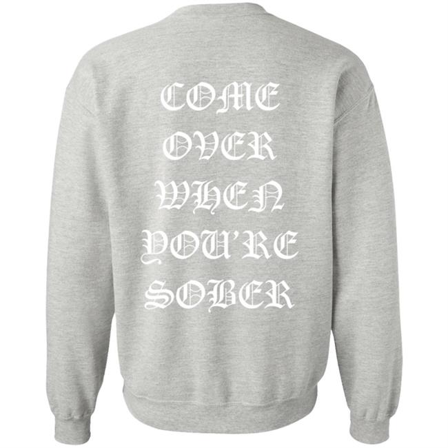 Lil Peep Merch Come Over When You'Re Sober Hoodie Lil Peep Merch Come Over When You'Re Sober Hoodie