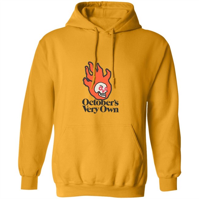 Ovo Ovo Hotskulls Hoodie Ovo Hotskulls Gold Hooded Sweatshirt