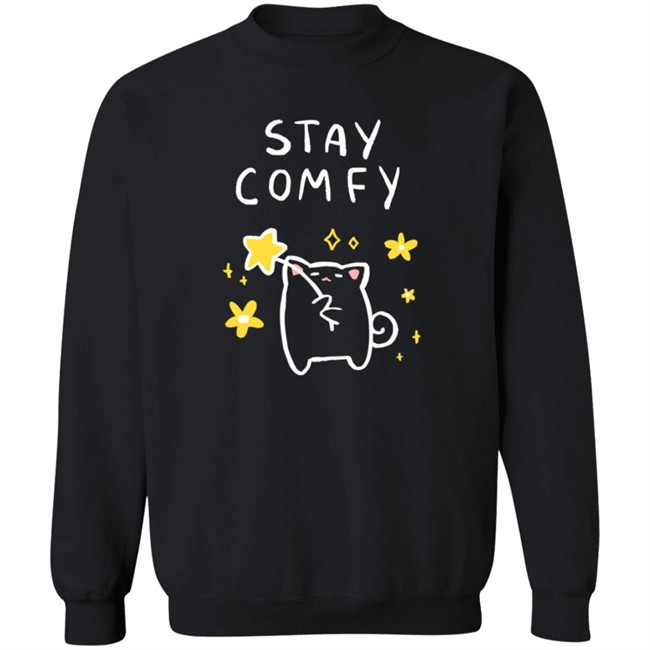 Lilypichu Merch Temmies Flowers And Stars Black T Shirt Lilypichu Merch Temmies Flowers And Stars Black T Shirt