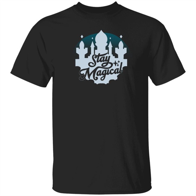 Sean Maguire's "Stay Magical" Tees Stands