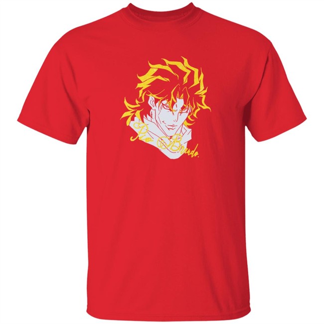 Dio Brando JoJo Faux Tour T Shirt Dio Brando JoJo Faux Tour T Shirt