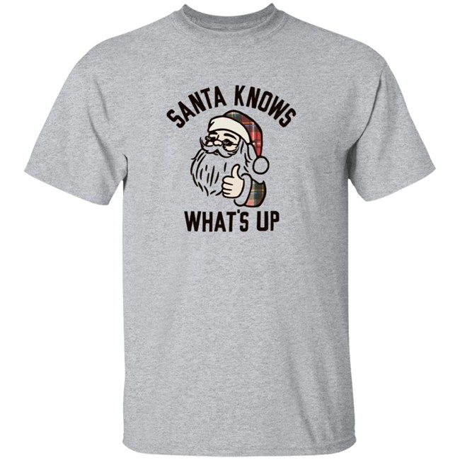Old Navy Santa Knows Whats Up T Shirt Old Navy Santa Knows Whats Up T Shirt
