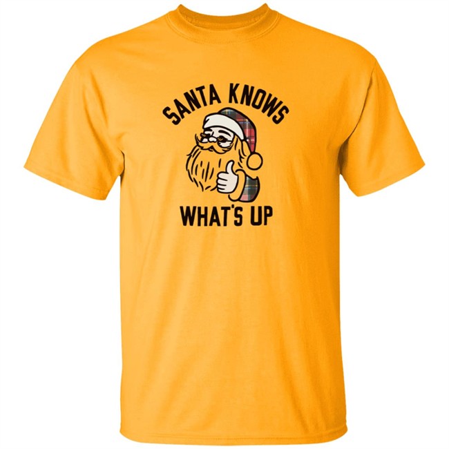 Old Navy Santa Knows Whats Up T Shirt Old Navy Santa Knows Whats Up T Shirt