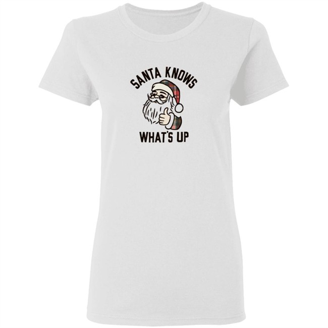 Old Navy Santa Knows Whats Up T Shirt Old Navy Santa Knows Whats Up T Shirt