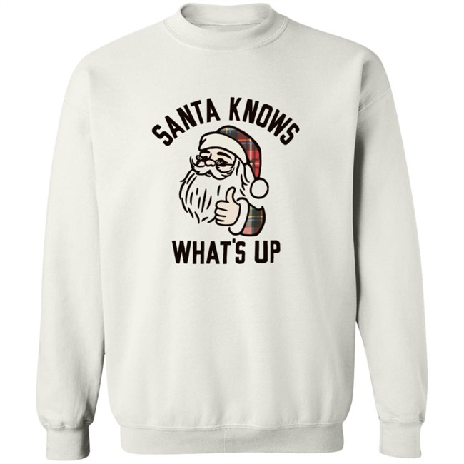 Old Navy Santa Knows Whats Up T Shirt Old Navy Santa Knows Whats Up T Shirt