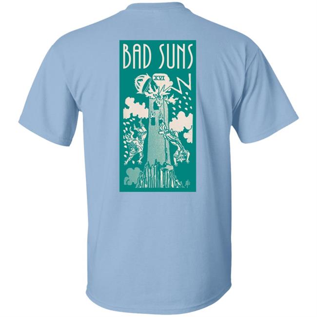 Bad Suns Merch Tower T Shirt Bad Suns Merch Tower T Shirt