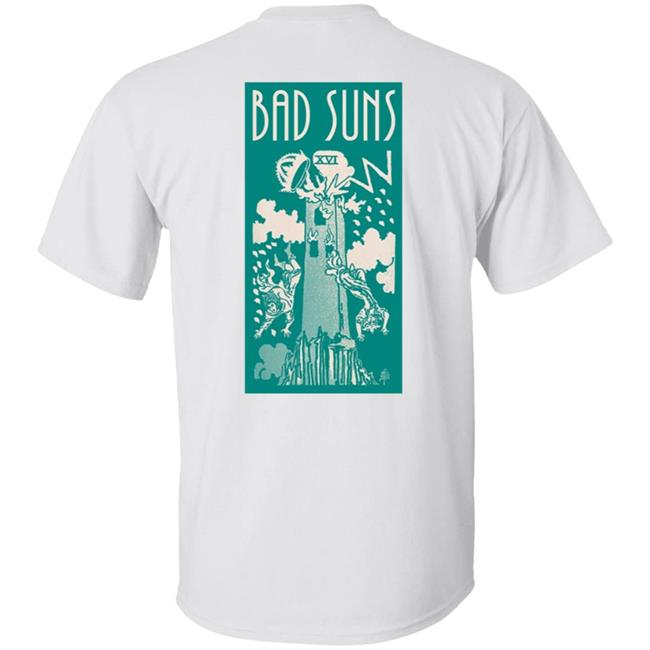 Bad Suns Merch Tower T Shirt Bad Suns Merch Tower T Shirt