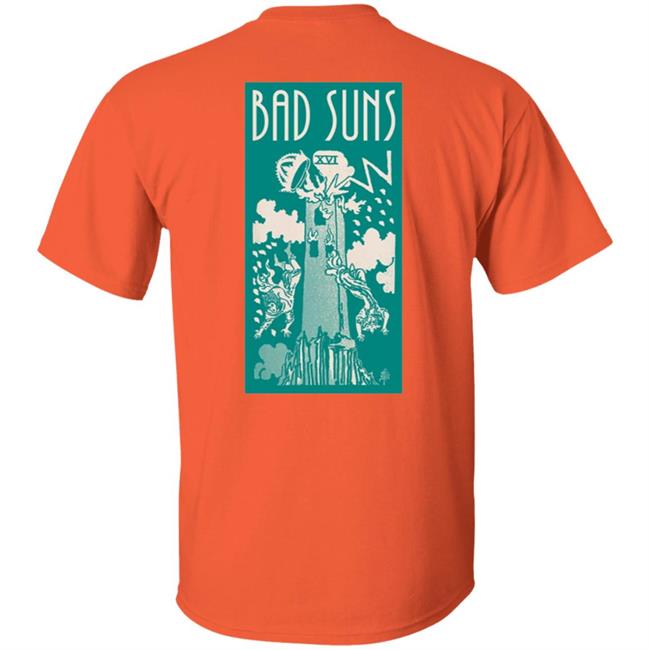 Bad Suns Merch Tower T Shirt Bad Suns Merch Tower T Shirt
