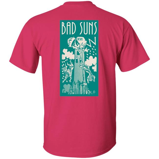 Bad Suns Merch Tower T Shirt Bad Suns Merch Tower T Shirt