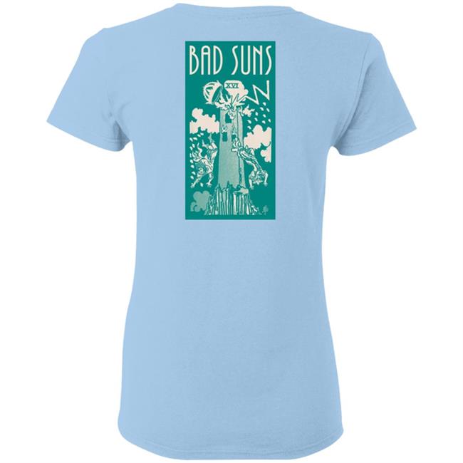 Bad Suns Merch Tower T Shirt Bad Suns Merch Tower T Shirt