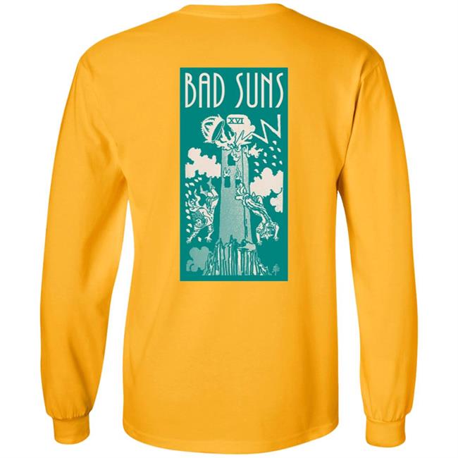 Bad Suns Merch Tower T Shirt Bad Suns Merch Tower T Shirt
