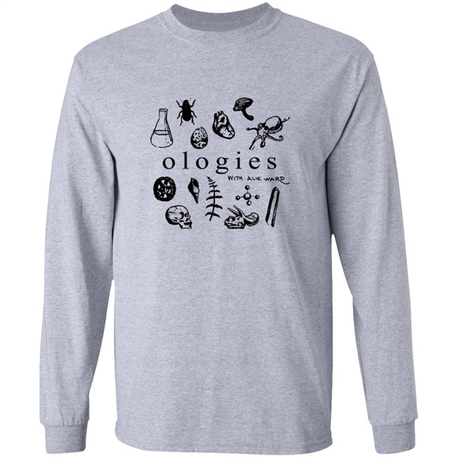 Ologies Merch Ologies Logo With Alie Ward Shirt Ologies Merch Ologies Logo With Alie Ward Shirt