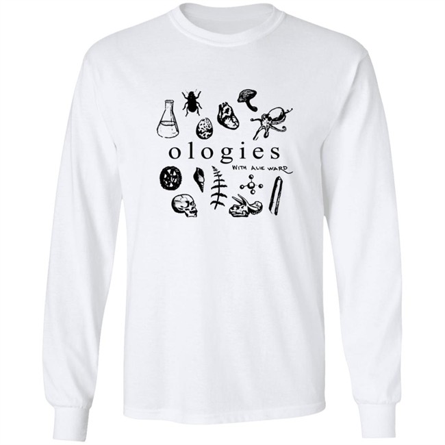 Ologies Merch Ologies Logo With Alie Ward Shirt Ologies Merch Ologies Logo With Alie Ward Shirt