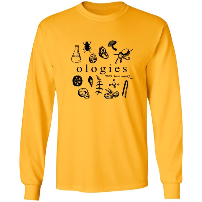 Ologies Merch Ologies Logo With Alie Ward Shirt Ologies Merch Ologies Logo With Alie Ward Shirt