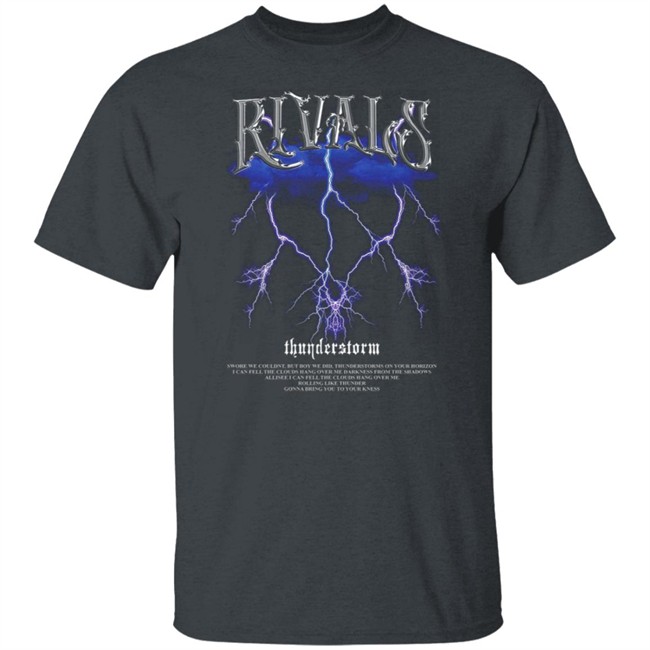 Rivals Thunderstorm Black T Shirt Rivals Thunderstorm Black T Shirt